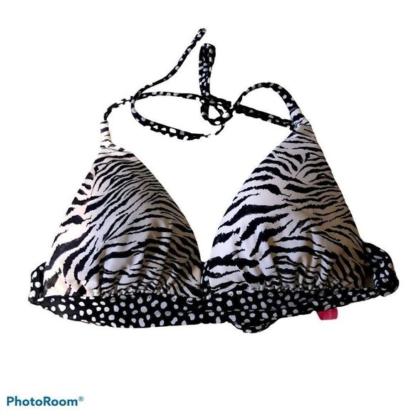 3/$25 VICTORIA SECRET Animal Print Bikini Top.Size M - Picture 1 of 7
